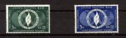 UN New York 1952 Michel 17-18 MNH (**) - Neufs