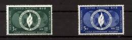 UN New York 1952 Michel 17-18 MNH (**) - Unused Stamps