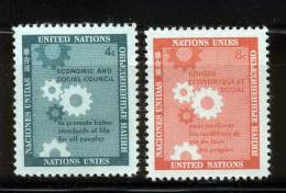 UN New York 1958 Michel 72-73 MNH (**) - Unused Stamps