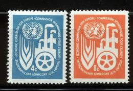 UN New York 1959 Michel 78-79 MNH - Neufs