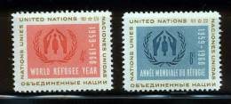 UN New York 1959 Michel 82-83 MNH - Unused Stamps