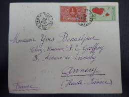 LETTRE DE MADAGASCAR AVEC  POSTE AERIENNE   => EN FRANCE 1938 COVER - Lettres & Documents