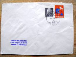 Cover Sent In Denmark On 1990, Civilforsvar I - Lettres & Documents