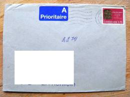 Cover Sent From Denmark To Lithuania On 1993, Guldgubbe - Briefe U. Dokumente