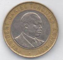 KENIA 10 SHILLINGS 1997 BIMETALLICA - Kenia