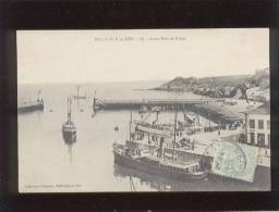 56  Belle-ile Avant-port Du Palais édit. Petitjean N° 18 Bateaux Transport De Passagers - Palais