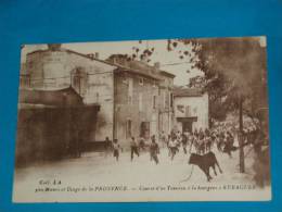 13) Course De Taureau à La Bourgine à EYRAGUES - N° 360 ( Hotel Et Café Du Lion D'or ) Année 1929  - EDIT - L.A - Eyguieres