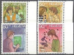 1989 Pro Juventute Zum 311-4 / Mi 1405-8 / Sc B555-8 / YT 1333-6 Postfrisch/neuf/MNH - Neufs