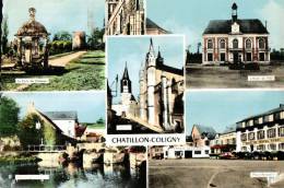 CPSM  CHATILLON COLIGNY   Multivues - Chatillon Coligny