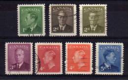 Canada - 1949/51 - George VI Definitives - Used - Usati