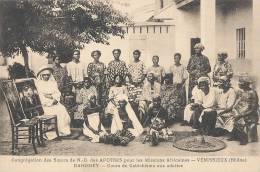 H H 282/ C P A - DAHOMEY     -  VENISSIEUX  RHONE  COURS DE CATECHISME AUX ADULTES - Dahome