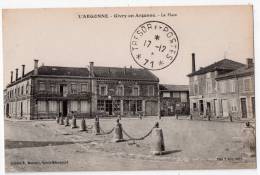 Givry-en-Argonne, La Place, éd. E. Moisson, 1915, Cachet Trésor Et Postes 71 - Givry En Argonne