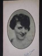 Collage Sur Carton : Actrice Française Dolly DAVIS - 1896-1962 - Cinéma Français - Sonstige & Ohne Zuordnung