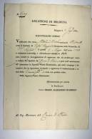 Italy:  1832, Legazione Di Bologna, Classic Document - ...-1850 Préphilatélie