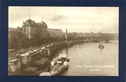 United Kingdom-----London-----ol D Postcard - River Thames