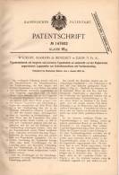 Original Patentschrift - Wyckoff , Seamans & Benedict In Ilion , USA , 1902 , Typenhebelwerk Für Schreibmaschine !!! - Tools