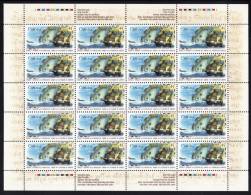 Canada MNH Scott #1649 Sheet Of 20 45c John Cabot's Ship 'Matthew', Map And Globe In Background - Joint Issue Italy - Ganze Bögen