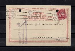 SUECIA 1917, TARJETA POSTAL CIRCULADA, HELSINGBORG - Lettres & Documents