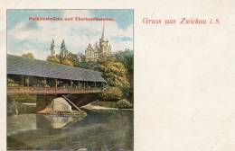 Gruss Aus Zwickau I.S Paradiesbrucke 1900 Postcard - Zwickau