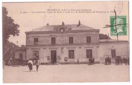 France - Brunoy Et Environs Artistiques - La Gare - Vue Exterieure  - 1925 - Ile-de-France