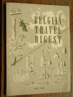 BELGIAN TRAVEL DIGEST - AOUT 1953 ( Informatie Gids - Zie Details Foto ) ! - Europe