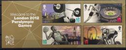 2012 Grossbritannien / Great Britain / Grande Bretagne Mi. Bl. 77**MNH  Paraplympic  Games - Zomer 2012: Londen