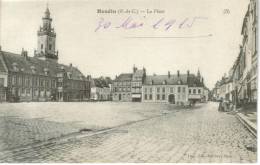 CPA HESDIN (Pas De Calais) - La Place - Hesdin