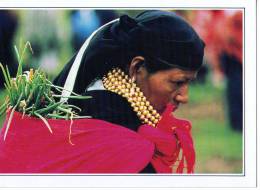 CARTE FICHE     EQUATEUR   ECUADOR       FEMME SUR LE MARCHE D OTAVALO   MUJER AL MERCADO - Ecuador