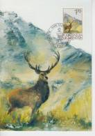 Liechstenstein YT 850 CM : Cerf - 1986 - Wild