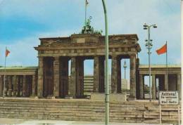 Berlin Mauer Am Brandenburger Tor "Sie Verlassen Jetzt West-Berlin" 60er - Muro Di Berlino