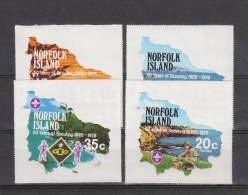 Norfolk YT 210/3 ** : Scourisme Et Baden-Powell - 1978 - Unused Stamps