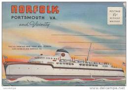 NORFOLK, PORTSMOUTH, VA AND VICINITY (CARNET 10 POSTCARDS) - Portsmouth