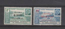 Nouvelle-Calédonie YT 246/7 * : Oeuvres Coloniales - Unused Stamps