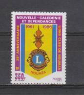 Nouvelle-Calédonie YT 528 ** : Lions Club - 1986 - Unused Stamps