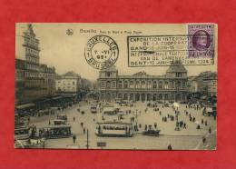 * BELGIQUE-Gare Du Nord Et Place Rogler-1921 - Schienenverkehr - Bahnhöfe