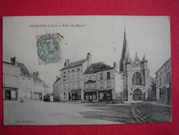 Dep 45 , Cpa PUISEAUX , Place Du Martroi (079) - Puiseaux