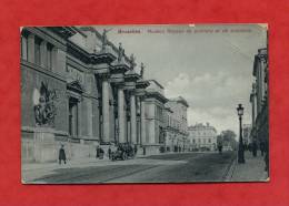 * BELGIQUE-Bruxelles-BRUSSE L-Musée Royaux De Peinture Et De Sculpture(carte Glacée)-1911 - Musei