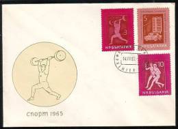 BULGARIA / BULGARIE - 1965 - Sport - Halterophille - FDC - Gewichtheben