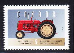 Canada MNH Scott #1605h 5c Cockshutt '30' Farm Tractor - Historic Land Vehicles Collection - Ongebruikt