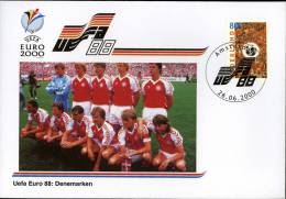 CALCIO UEFA FOOTBALL CHAMPIONSHIP EURO 2000 DENMARK TEAM FDC - Europees Kampioenschap (UEFA)