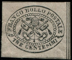 Pays : 245,4 (Italie: Eglise (Etats Pontificaux))  Yvert Et Tellier N° :   13 A (*) - Etats Pontificaux