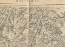 Carte 'de Garnison' - MONTDIDIER Et Ses Environs - 80 SOMME - Cartes Géographiques