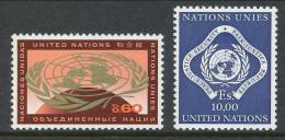 UN Geneva 1970 Michel # 9-10 MNH - Neufs