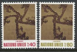 UN Geneva 1972 Michel # 28-29 MNH - Unused Stamps