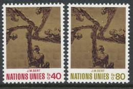 UN Geneva 1972 Michel # 28-29 MNH - Ongebruikt