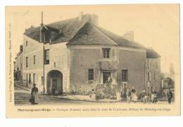 CP MORSANG SUR ORGE  PORTIQUE DONNANT ACCES DANS LA COUR DE L ANCIENNE ABBAYE - ECRITE EN 1906 - Morsang Sur Orge