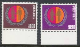 UN Geneva 1975 Michel # 48-49 MNH - Ongebruikt