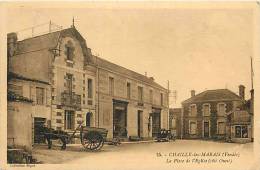 Vendée : Otc12b 48 : Chaille-les-Marais  -  Place De L'Eglise - Chaille Les Marais