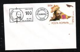 POLAR EXPLORER IULIU POPER,1993 RARE METER MARK ON COVER,ROMANIA. - Explorateurs