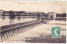 BEZONS   Vue Sur La Seine , Le Barrage - Bezons